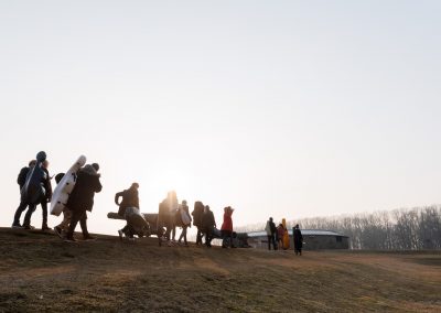 La Camerata Nordica caminando